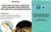 Save the Date – Workshop “Cities and Cultural Heritage. Ideas and Best Practices for the Adriatic-Ionian Region” – Mostar (BH), 10 Aprile 2019